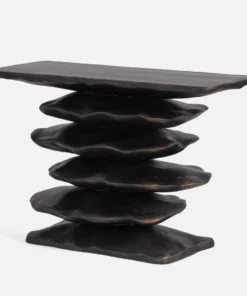 Made Goods New Arrivals Zuri Console Antique Bronze