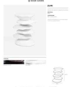 Made Goods Zuri Accent Table Bronze Resin New Arrivals 9 Made Goods Zuri Accent Table Bronze Resin New Arrivals