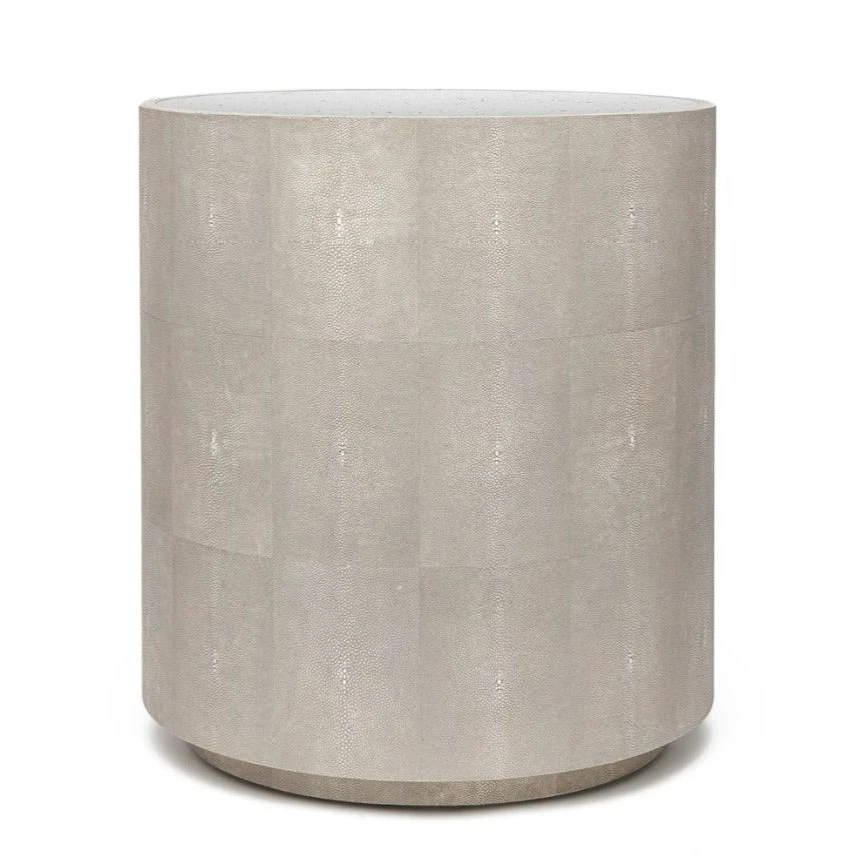 Made Goods New Arrivals Cara Side Table Sand Faux Shagreen 1 Made Goods New Arrivals Cara Side Table Sand Faux Shagreen