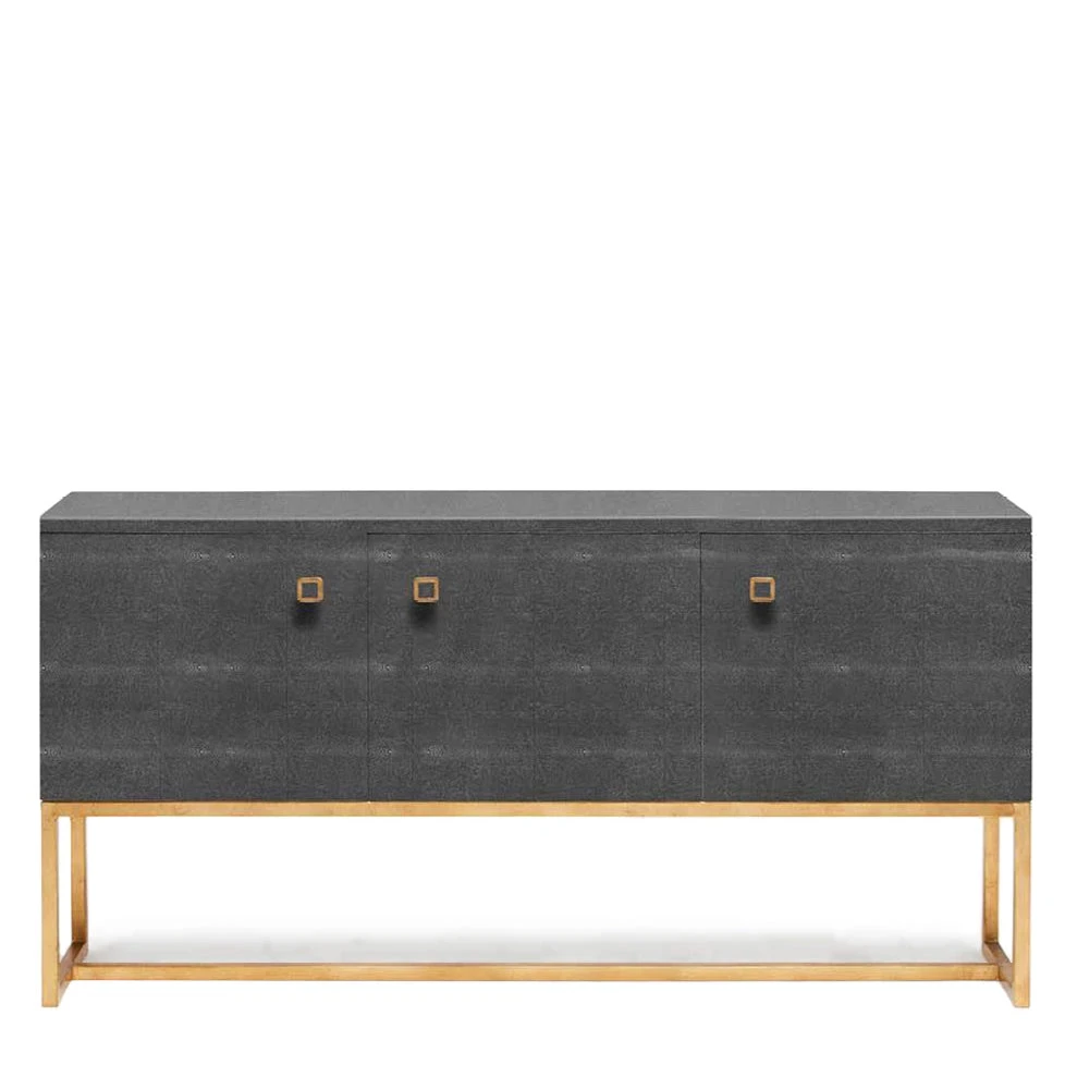 Made Goods New Arrivals Dallon 3 Door Buffet In Cool Gray Faux Shagreen And Gold 1 Made Goods New Arrivals Dallon 3 Door Buffet In Cool Gray Faux Shagreen And Gold