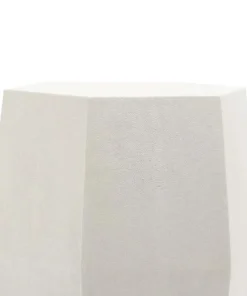 Made Goods New Arrivals Daryl Stool Pristine Faux Shagreen