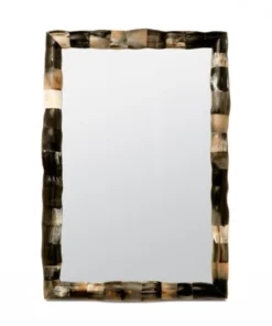 Made Goods Pierson Small Mirror Mixed Horn New Arrivals