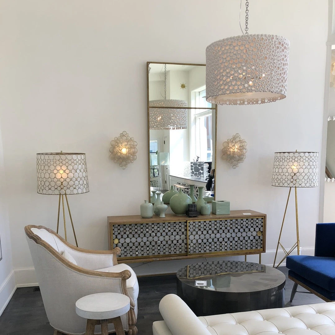 Oly Studio New Arrivals Meri Drum Chandelier 4 Oly Studio New Arrivals Meri Drum Chandelier