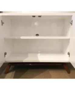 Worlds Away Bernard Two Door Cabinet Nickel