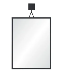 Mirror Home Welded Wall Mount Mirror Black Nickel