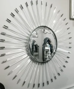 Mirror Home Acrylic And Nickel Starburst Mirror 6 Mirror Home Acrylic And Nickel Starburst Mirror