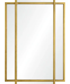 Mirror Home Cosmo Gold Leaf Mirror