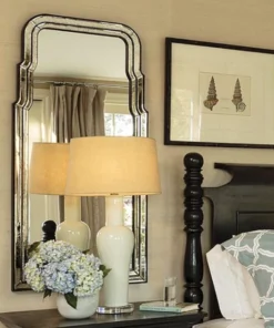Mirror Home Ebony And Antiqued Mirror Framed Mirror New Arrivals