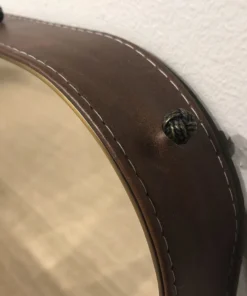 Mirror Home New Arrivals Leather Wrapped Mirror