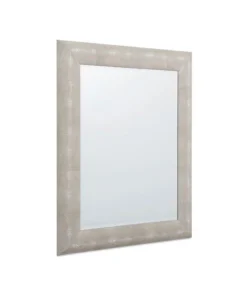 Made Goods Sabine Rectangular Mirror Sand Faux Shagreen 7 Made Goods Sabine Rectangular Mirror Sand Faux Shagreen