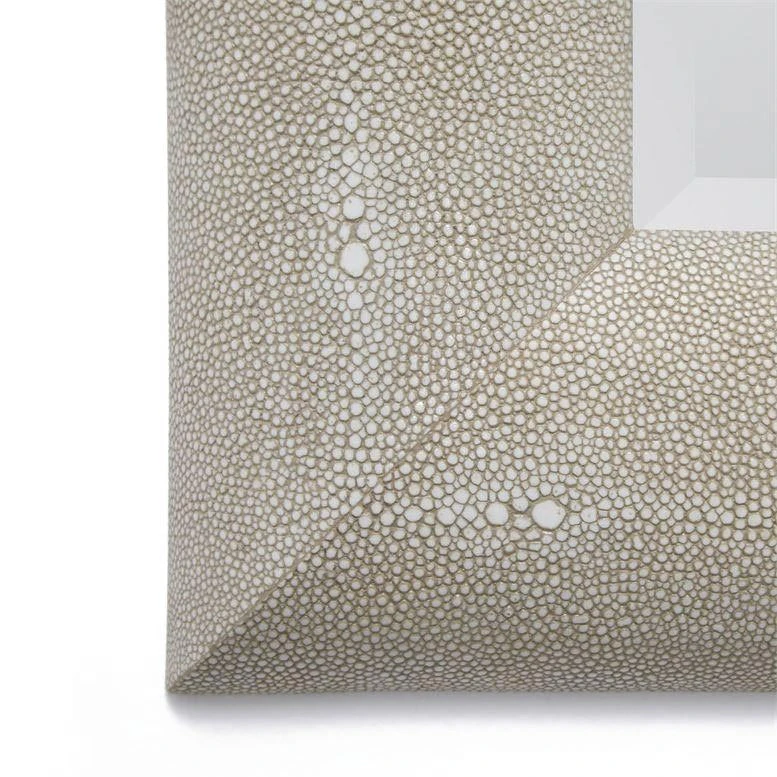 Made Goods Sabine Rectangular Mirror Sand Faux Shagreen 4 Made Goods Sabine Rectangular Mirror Sand Faux Shagreen