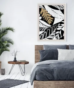 Natural Curiosities New Arrivals Modern Paradise Nature Leaves 2 Framed Artwork