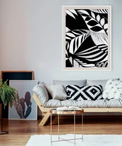 Natural Curiosities New Arrivals Modern Paradise Nature Leaves 1 Framed Artwork