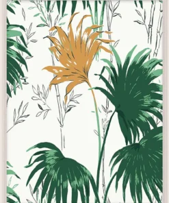 Natural Curiosities Paule Marrot Green And Yellow Palm Leaves 2