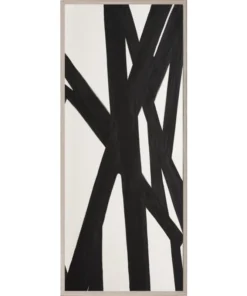 Natural Curiosities Black And White Abstract Panel Pair Framed Artwork 5 Natural Curiosities Black And White Abstract Panel Pair Framed Artwork