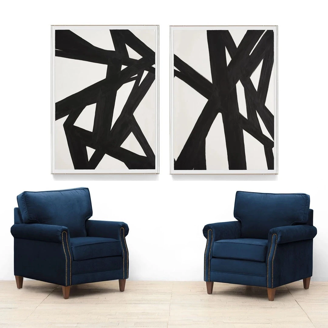 Natural Curiosities Black And White Abstract Painting 1 Framed Artwork 3 Natural Curiosities Black And White Abstract Painting 1 Framed Artwork