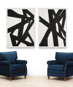 Natural Curiosities New Arrivals Black And White Abstract Painting 2 Framed Artwork 5 Natural Curiosities New Arrivals Black And White Abstract Painting 2 Framed Artwork