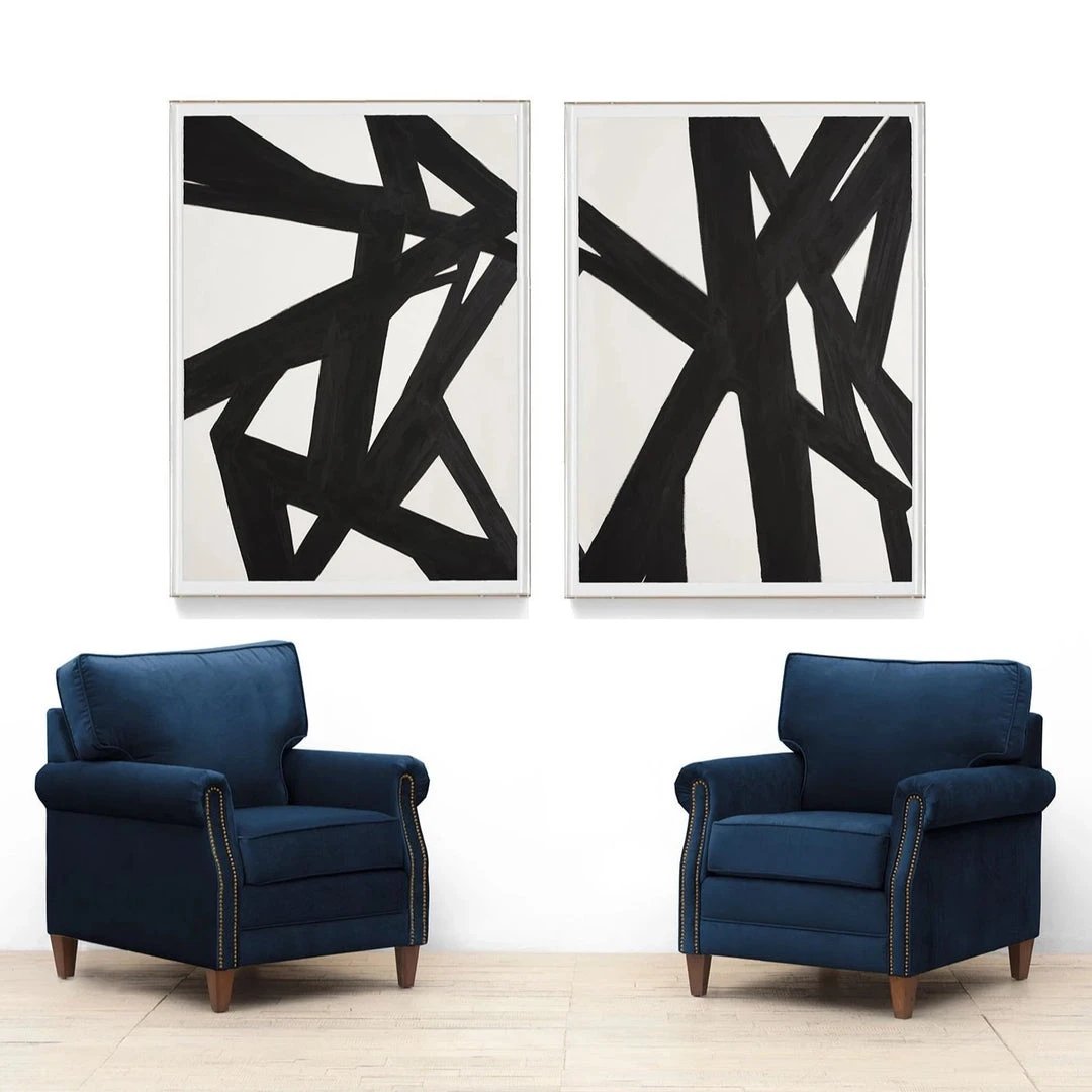 Natural Curiosities New Arrivals Black And White Abstract Painting 2 Framed Artwork 3 Natural Curiosities New Arrivals Black And White Abstract Painting 2 Framed Artwork