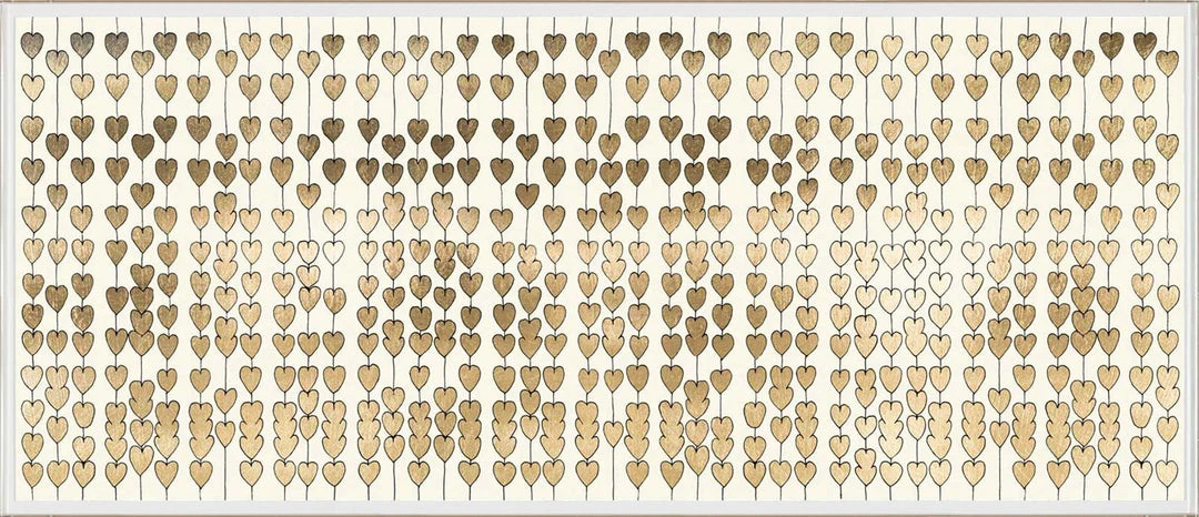 Natural Curiosities Cartier Hearts Gold Large Framed Artwork New Arrivals 1 Natural Curiosities Cartier Hearts Gold Large Framed Artwork New Arrivals