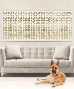 Natural Curiosities Cartier Hearts Gold Large Framed Artwork New Arrivals