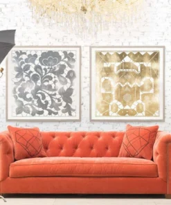 Natural Curiosities Gilded Lace Framed Artwork Gold Leaf New Arrivals