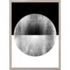 Natural Curiosities Halftone Circles Silver Framed Artwork New Arrivals