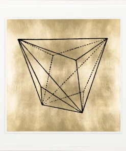 Natural Curiosities New Arrivals Krystalle 2 Gold Leaf Framed Artwork