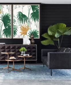 Natural Curiosities Paule Marrot Green And Yellow Palm Leaves 1