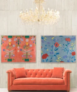 Natural Curiosities Paule Marrot Poppies Framed Artwork