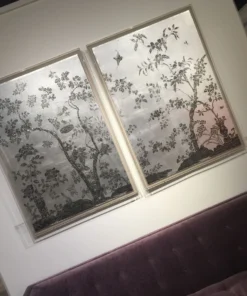 Natural Curiosities New Arrivals Rococo Black And Silver 2 Framed Artwork