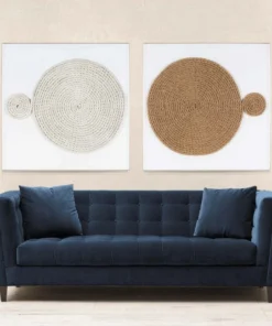 Natural Curiosities New Arrivals Unwind Framed Wall Art White