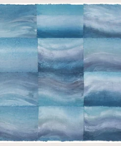 Natural Curiosities Water Study Blue Framed Artwork