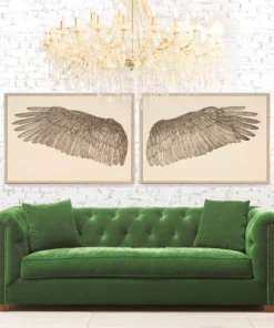 Natural Curiosities Wings Of Love Left Framed Artwork New Arrivals
