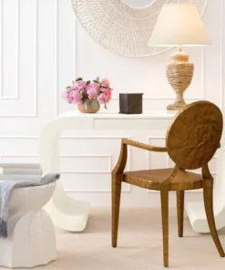 Made Goods Bea Stool Glossy White