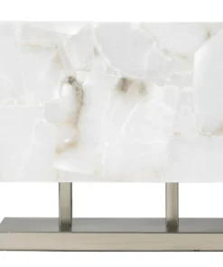 Jamie Young New Arrivals Ghost Horizon Table Lamp Alabaster And Silver