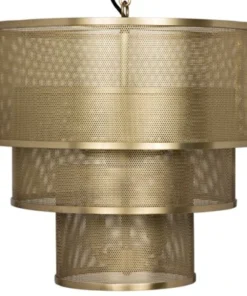 Noir Arena Pendant Antique Brass