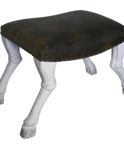 Noir New Arrivals Claw Leg Saddle Stool