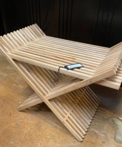 Noir New Arrivals Dede Teak Stool