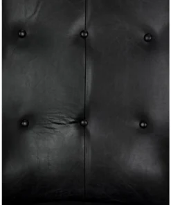 Noir Heracles Chair Black Leather