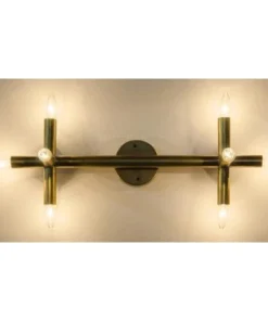 Noir Salome Sconce Antique Brass New Arrivals