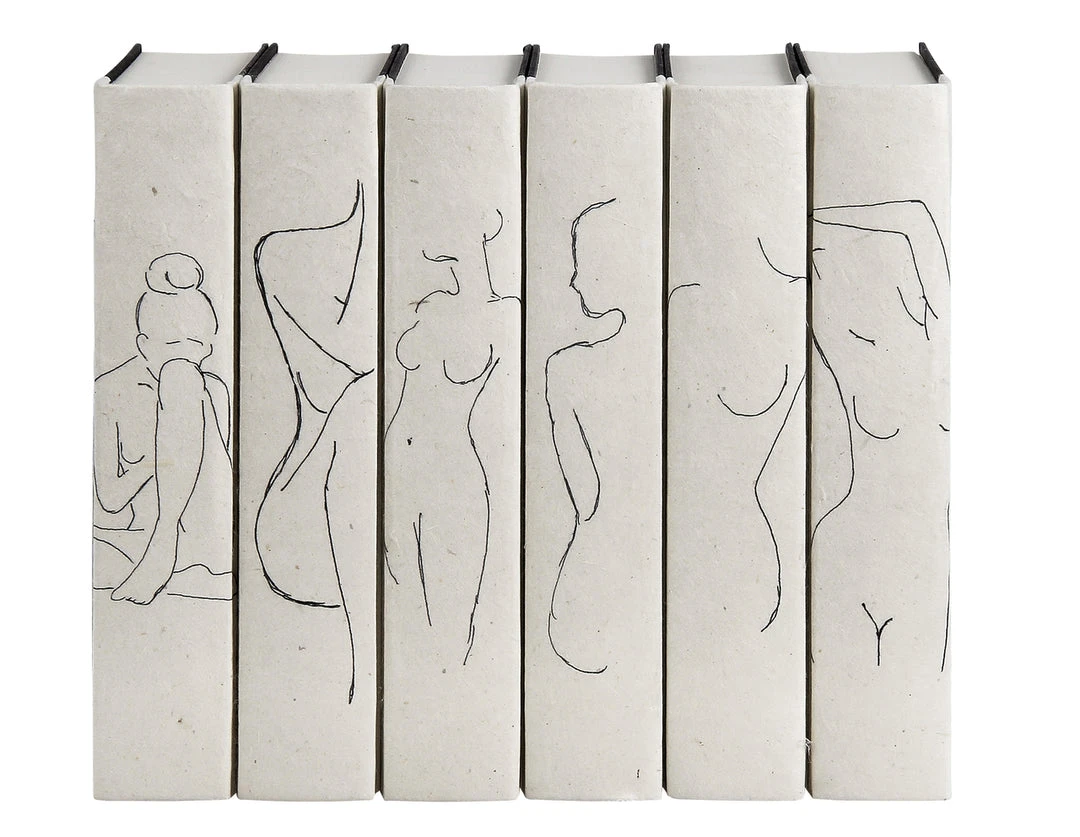 E Lawrence Nude Silhouettes Book Set Of 6 1 E Lawrence Nude Silhouettes Book Set Of 6