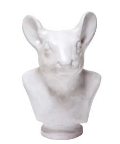 Oly Studio Nutkin Animal Bust Frost White New Arrivals