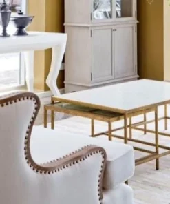 Oly Studio New Arrivals Faline Library Table Frost White