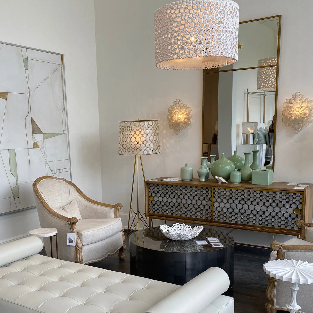 Oly Studio New Arrivals Meri Drum Chandelier 2 Oly Studio New Arrivals Meri Drum Chandelier