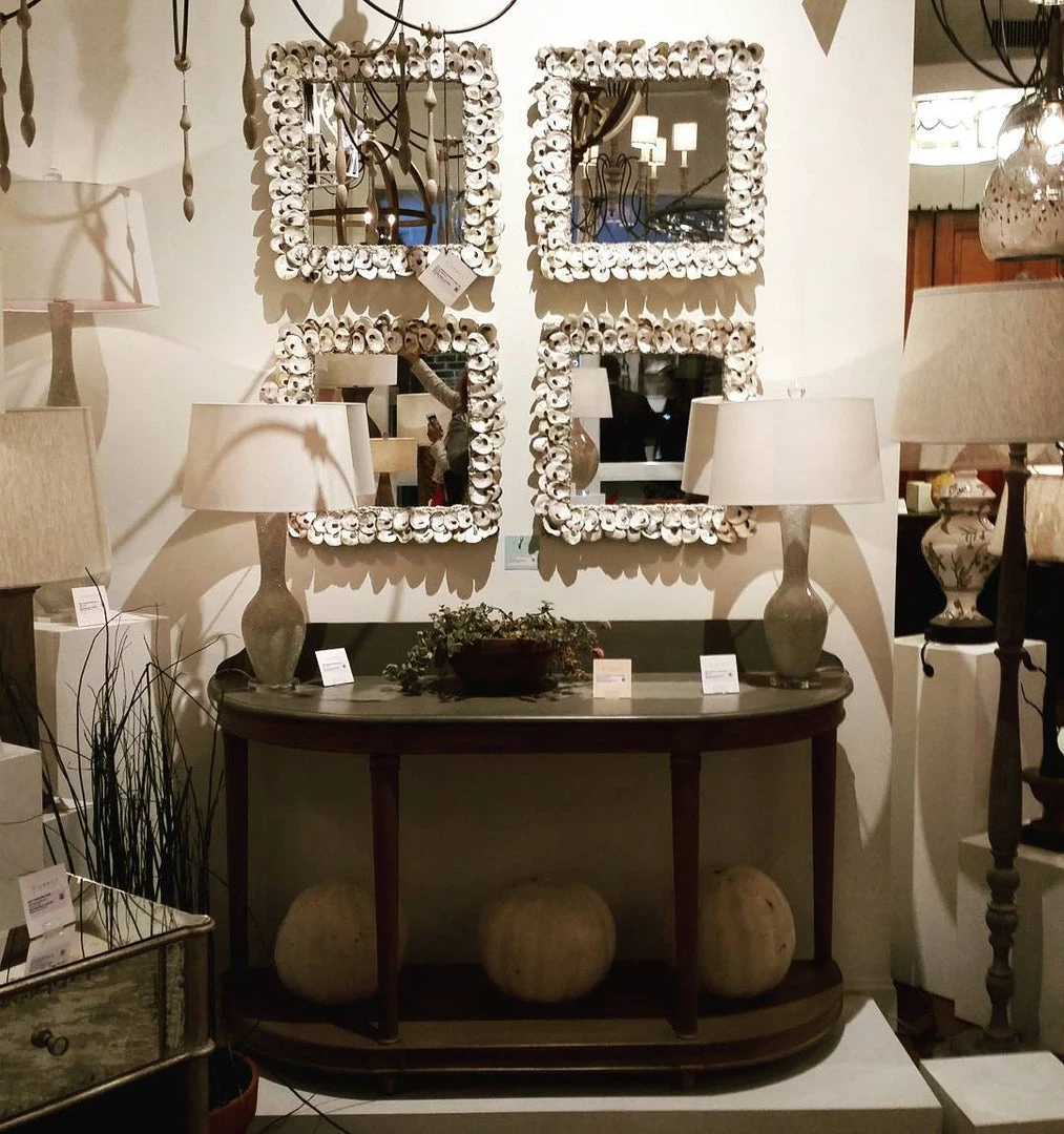 Currey And Company Oyster Shell Mirror Square New Arrivals 2 Currey And Company Oyster Shell Mirror Square New Arrivals