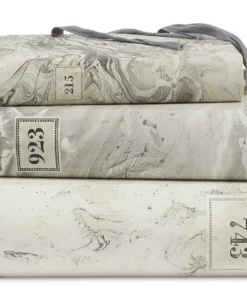 E Lawrence New Arrivals Hand Painted Gray Marble Box Set Of Three