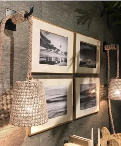 Palecek New Arrivals Green Oaks Wall Pendant White Sand