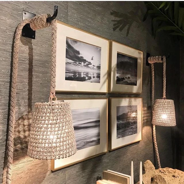 Palecek New Arrivals Green Oaks Wall Pendant White Sand 2 Palecek New Arrivals Green Oaks Wall Pendant White Sand