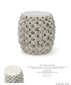 Palecek New Arrivals Willa Hassock