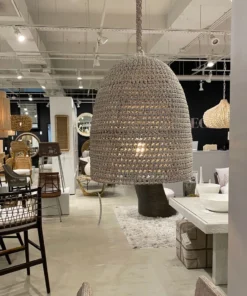 Palecek Green Oaks Pendant White Sand New Arrivals